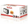 محمصة خبز كهربائية Tefal بفتحة طويلة وعريضة جداً من الإينوكس بقوة 1000 واط - Express TL365ETR DariTek