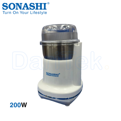Moulin à Café et Épices Electrique Sonashi 200W Capacité 80g avec Lames en Acier Inoxydable - SCG-4009