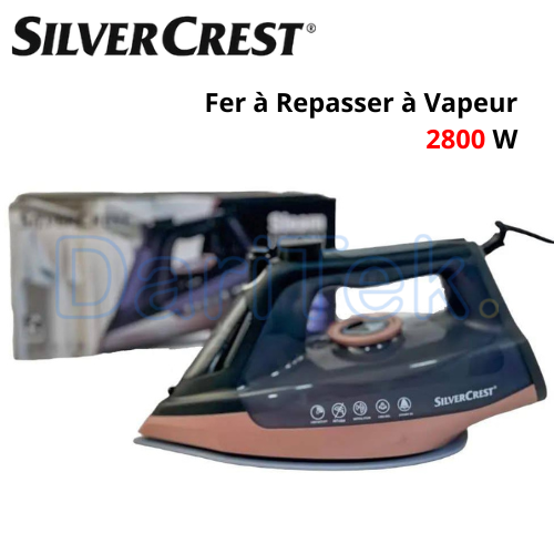 Fer à Repasser à Vapeur SilverCrest 2800 W 350 mL avec Débit Vapeur de 35 à 45 g/min - EC3008-GS