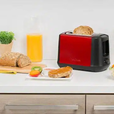 محمصة خبز كهربائية Moulinex بفتحتين وقوة 850 واط - Subito Select LT340D11 DariTek