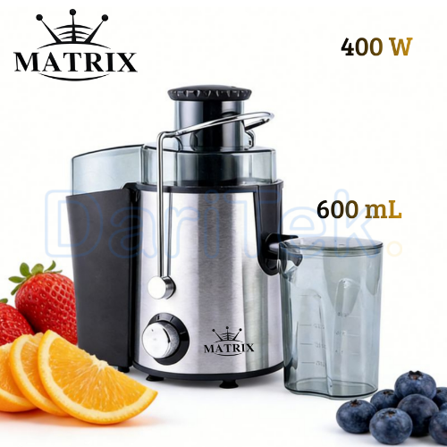 Centrifugeuse Électrique Matrix en Inox 400 W 600 mL avec 2 Vitesses - MX-172