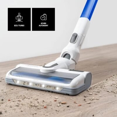 Taurus Aspirateur Balai sans fil 3en1- 450W Réservoir 500mL 2 Vitesses Eco et Turbo - Spécial Kit Animal - Autonomie de 40min - léger Avec Accessoires Inclus - ULTIMATE GO ANIMAL DariTek