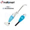 مكنسة كهربائية 2 في 1عمودية ويدوية - 500 واط سعة 1.2 لتر مع 10 ملحقات - Multismart MS-VC2111 مكنسة كهربائية 2 في 1عمودية ويدوية - 500 واط سعة 1.2 لتر مع 10 ملحقات - Multismart MS-VC2111 DariTek
