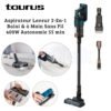 Taurus Aspirateur Laveur Balai et a main sans fil - 400W 2 Vitesses et Autonomie de 55 min - Accessoires Inclus - HOMELAND ULTIMATE DIGITAL WASH DariTek