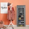 Porte Chaussures 9 étages - Armoire De Rangement pour Chaussures 60 X 30 X 160 Cm DariTek