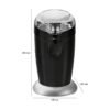 مطحنة قهوة وتوابل كهربائية Clatronic بقدرة 120 واط وسعة 40 جرام - KSW 3306 مطحنة قهوة وتوابل كهربائية Clatronic بقدرة 120 واط وسعة 40 جرام - KSW 3306 DariTek