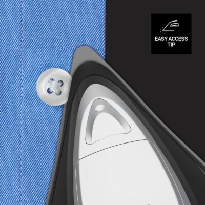 مكواة بخار وجافة Taurus احترافية بقوة 2800 واط مع قاعدة سيراميكية وبخار عمودي – GEYSER ECO EASY 2800 DariTek