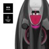 مكواة بخار وجافة Taurus احترافية بقوة 2800 واط مع قاعدة سيراميكية وبخار عمودي – GEYSER ECO EASY 2800 DariTek