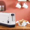محمصة خبز كهربائية Tefal مدمجة بقوة 850 واط مع 7 مستويات تحميص ووظائف إعادة التسخين وإذابة التجميد – Toaster Minim TL302110 DariTek