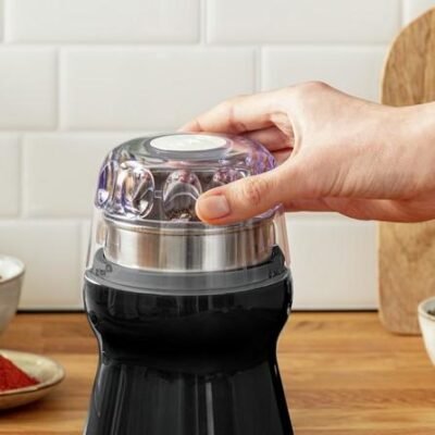 مطحنة قهوة وتوابل كهربائية Moulinex بقوة 180 واط وسعة 50 غرام - AR110830 DariTek