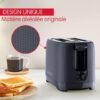 محمصة خبز كهربائية Moulinex بفتحتين بقوة 850 واط مع 7 مستويات تحميص – Morning Toaster LT2M0810 DariTek