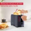 محمصة خبز كهربائية Moulinex بفتحتين بقوة 850 واط مع 7 مستويات تحميص – Morning Toaster LT2M0810 DariTek
