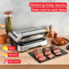 Panineuse Grill À Viande Électrique Tefal 2En1 - 2100W Ouverture 180° avec 09 Programmes et Système de Cuisson Automatique - OptiGrill GC772D10 DariTek