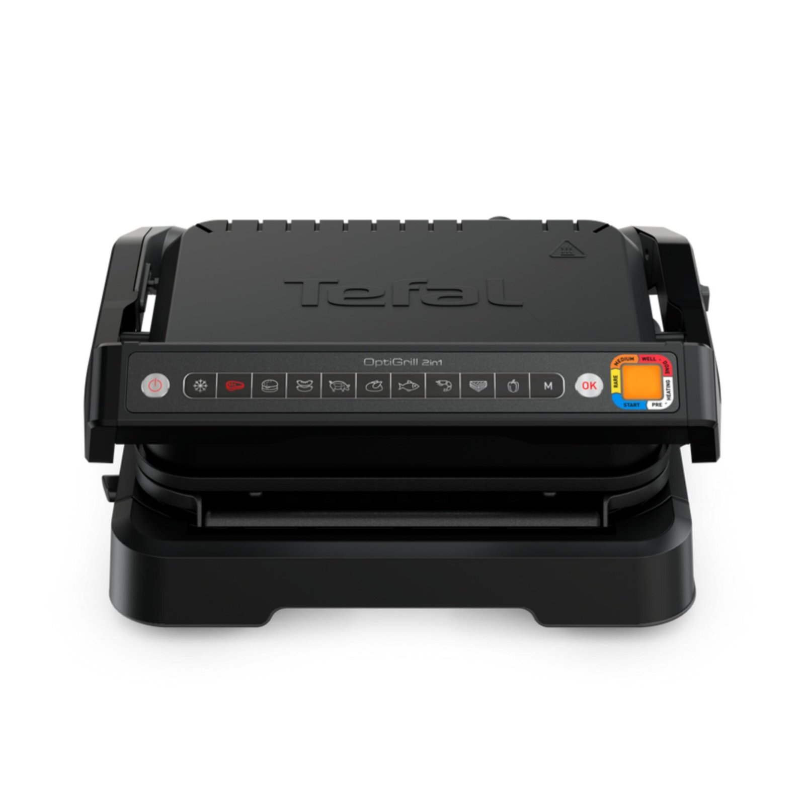 جهاز الشواء الكهربائي 2 في 1 Tefal لتحضير السندويشات و اللحوم بقوة 2100 واط مع فتح 180° و 09 برامج و نظام طهي تلقائي – OptiGrill GC772810 جهاز الشواء الكهربائي 2 في 1 Tefal لتحضير السندويشات و اللحوم بقوة 2100 واط مع فتح 180° و 09 برامج و نظام طهي تلقائي – OptiGrill GC772810 - الصورة 2