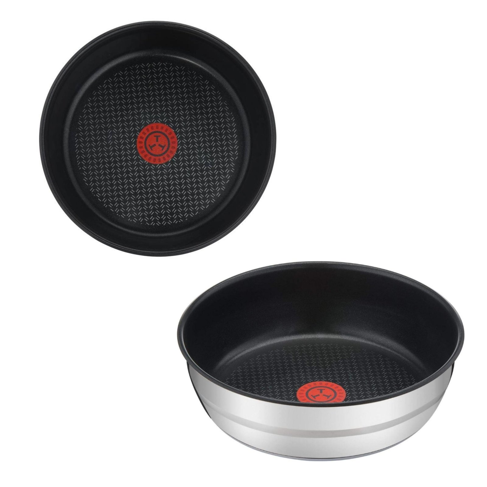 Batterie De Cuisine Tefal Set Induction 09 pièces en Inox 02 poignée amovible Poêle et Casseroles Antiadhésives - Ingenio Jamie Oliver L95691 Batterie De Cuisine Tefal Set Induction 09 pièces en Inox 02 poignée amovible Poêle et Casseroles Antiadhésives - Ingenio Jamie Oliver L95691 – Image 3
