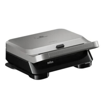 جهاز وافل وصانعة ساندويتش Braun بقوة 800 واط بصفائح غير لاصقة – SnackMaker 5 SM5005 DariTek