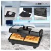 Gaufrier Electrique Clatronic pour 02 Gaufres 800W avec Température Réglable - WA 3606 Gaufrier Electrique Clatronic pour 02 Gaufres 800W avec Température Réglable - WA 3606 DariTek