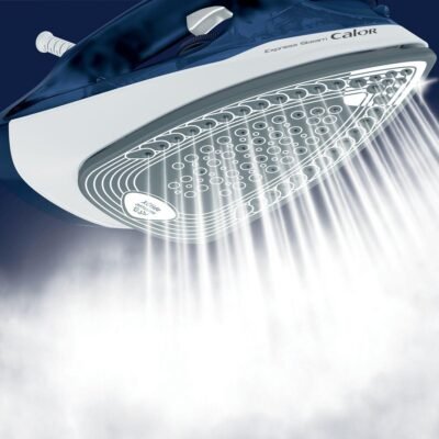 مكواة بخار Calor بقوة 2400 واط وسعة 270 مل مع وظيفة Pressing بقدرة 130 غ/دقيقة – Express Steam FV2848C0 DariTek