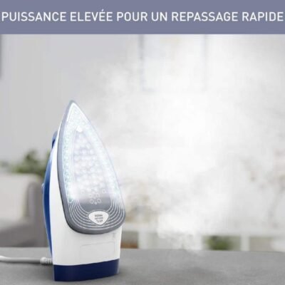 مكواة بخار Calor بقوة 2400 واط وسعة 270 مل مع وظيفة Pressing بقدرة 130 غ/دقيقة – Express Steam FV2848C0 DariTek
