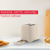 Grille Pain Electrique Moulinex Double Fentes 850W avec 7 Niveaux de Dorage - Morning LT2MOB10 DariTek