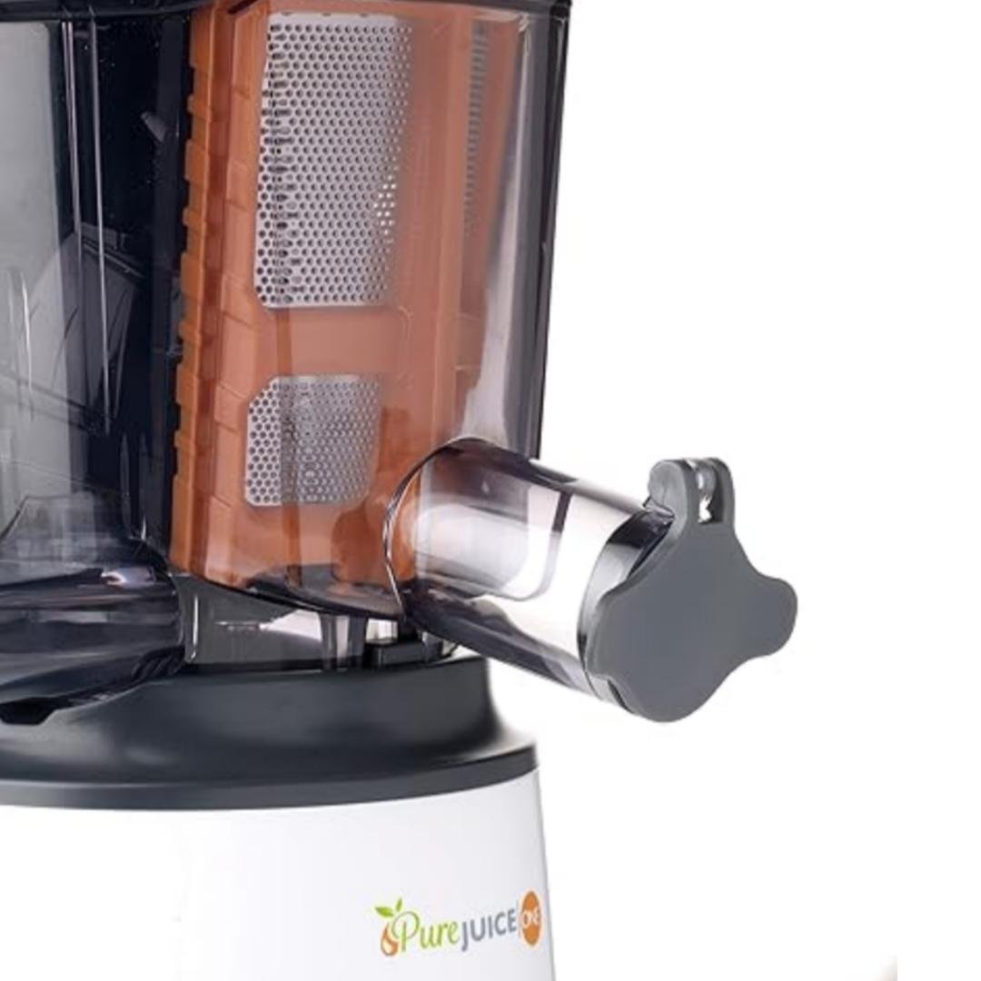 عصّارة استخلاص العصير الكهربائية Kenwood بقوة 140 واط وسعة 1 لتر مع وظيفة العكس (Reverse) – Pure Juice One JMP40OWH - الصورة 5