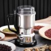 مطحنة قهوة وتوابل كهربائية Slivers Criest من الإينوكس بقوة 300 واط مع غطاء شفاف ومقبض - SC-8200-M DariTek