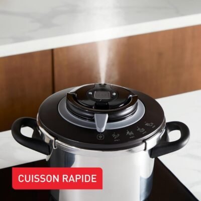 Cocotte Minute Autocuiseur SEB Clipso+ Chef 4.5L 4 Programmes De Cuisson - P4550600 DariTek