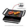 لوحة طهي بالحث الحراري (induction) من السيراميك الزجاجي 2 في 1 Proficook مع شواية وتحكم باللمس بقوة 2000 واط – PC-ITG 1130 DariTek