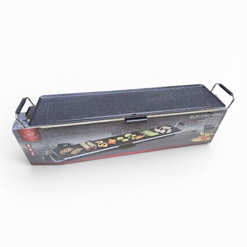 Plancha et Grill Électrique Royal Swiss 2000W XXL 90 x 23 cm avec Thermostat Réglable - RS-ED-001 Plancha et Grill Électrique Royal Swiss 2000W XXL 90 x 23 cm avec Thermostat Réglable - RS-ED-001 – Image 3