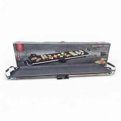 Plancha et Grill Électrique Royal Swiss 2000W XXL 90 x 23 cm avec Thermostat Réglable - RS-ED-001 DariTek