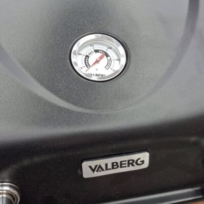 Barbecue Électrique sur Pied Valberg Grill et Plancha 2200W avec Couvercle et Thermostat Réglable - ELEC-VAL-PORT4737 DariTek