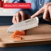 Bloc de Couteaux de Cuisine Tefal 11 Pièces avec Bloc en Bois et Lames en Inox Allemand Ultra Tranchant - Ice Force K232SA14 DariTek
