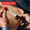 Bloc de Couteaux de Cuisine Tefal 11 Pièces avec Bloc en Bois et Lames en Inox Allemand Ultra Tranchant - Ice Force K232SA14 DariTek