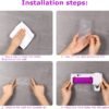 Stérilisateur et Porte Brosse à Dents avec Distributeur de Dentifrice Rechargeable DariTek