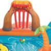 Piscine et Toboggan Gonflable Volcan Bestway - 2.65m x 2.65m x 1.04m - Centre de Jeu Pour Enfants - 53069