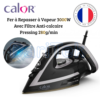 Fer à Repasser à Vapeur Calor 3000W avec Filtre de Calcaire et Fonction Pressing 280g/min - PureGliss FV8062C0 Fer à Repasser à Vapeur Calor 3000W avec Filtre de Calcaire et Fonction Pressing 280g/min - PureGliss FV8062C0 DariTek