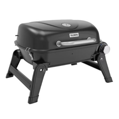 Barbecue Électrique sur Pied Valberg Grill et Plancha 2200W avec Couvercle et Thermostat Réglable - ELEC-VAL-PORT4737 DariTek