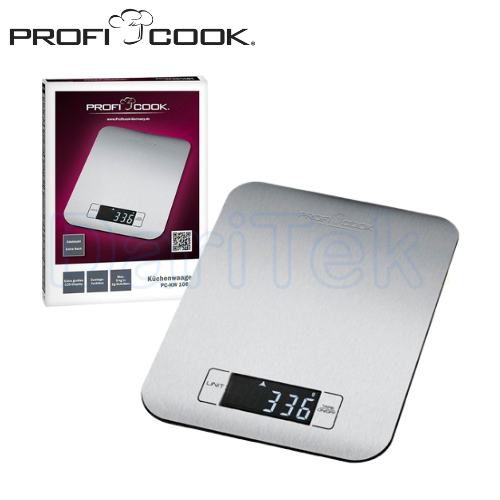 Balance de Cuisine Numérique Proficook 5 Kg en Acier Inoxydable - PC-KW 1061