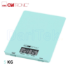Balance de Cuisine Numérique Clatronic 5 KG avec Surface en Verre - KW 3626 DariTek