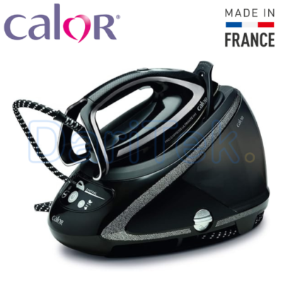 محطة بخار Calor بقوة 2600 واط وسعة 1.9 لتر وضغط 8 بار مع نظام مضاد للتكلّس و وظيفة Pressing بقدرة 650 غ/دقيقة و 05 إعدادات مسبقة – Pro Express Ultimate+ GV9610 DariTek