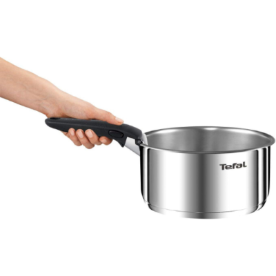 Batterie de Cuisine Tefal 10 Pièces à Poignée Amovible et Poêle et Casseroles en Inox Anti-adhésif - Ingenio Emotion L897S104 DariTek