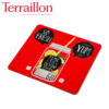 Balance de Cuisine Numérique Terraillon 3 Kg avec Surface en Verre - T1040 DETOX Rouge