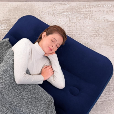 Matelas Gonflable Camping Pavillo 1.5 Place avec Pompe et Oreiller Intégrés - Bestway 67224 DariTek
