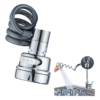 Extension de Robinet Flexible 3 Modes - Douchette Extensible Rotative pour Cuisine et Salle de Bain