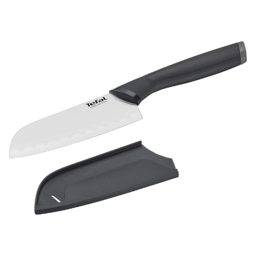 Couteau Santoku Tefal Comfort 12 cm en Acier inoxydable avec Etui de Protection - K22136 Couteau Santoku Tefal Comfort 12 cm en Acier inoxydable avec Etui de Protection - K22136 – Image 4