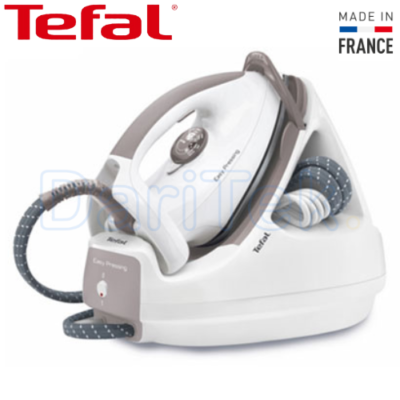محطة بخار مكواة Tefal بقوة 2320 واط وسعة 1 لتر وضغط 5.5 بار مع بخار مستمر 85 غ/دقيقة – Easy Pressing GV5260 DariTek