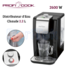Distributeur d’Eau Chaude Proficook 2.2 L 2600 W avec 5 Niveaux de Température - PC-HWS 1168