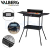 Barbecue Électrique sur Pied VALBERG Grill 2200w 4 Personne avec Thermostat Réglable - VAL-EL2200