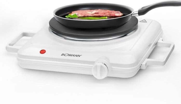 Plaque de cuisson 1500W BOMANN avec thermostat réglable - EKP 5027 CB