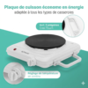 Plaque de cuisson 1500W BOMANN avec thermostat réglable - EKP 5027 CB